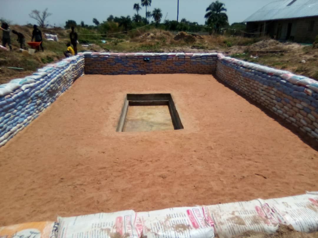 New pond under construction at Aquashess Fish Farm